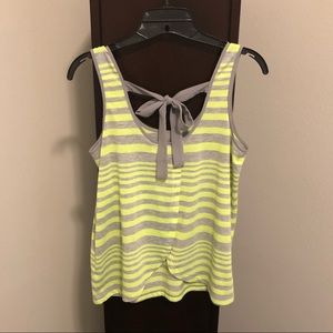 Green and Gray Tank Top